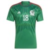 Maillot de Supporter Mexique A.GUARDADO 18 Domicile Coupe du Monde 2022 Pour Homme